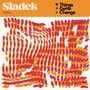Text: „Sladek“ und „Things Gotta Change“. Darstellung: Farbige, wellenartige Formen in Rot und Orange vor weißem Hintergrund.
