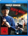 Texts: Charles Bronson, Death Wish 2, FSK ab 18. Illustration: Ein Mann in dunkler Kleidung, Flammen im Hintergrund.
