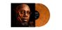 "Dragons Breath" steht auf dem Cover mit einem Gesicht, das von Flammen und Rissen umgeben ist. Orangefarbene Schallplatten.