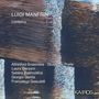 "LUIGI MANFRIN, Loo(p)cy, AltreVoci Ensemble · Giuseppe Prete, Laura Bersani, Sabina Bakholdina, Giorgio Genta, Francesco Gesualdi." 

Hintergrund: Abstrakte Textur in Blau- und Brauntönen mit Kairos-Logo.