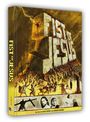 „Fist of Jesus“; ein Film von David Muñoz und Adrián Cardona. Illustration mit Jesus und kämpfenden Figuren.