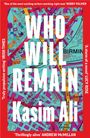 „WHO WILL REMAIN“ von Kasim Ali, Lob von Bobby Palmer, Irish Times, Lucy Rose, Andrew McMillan. Bunter Stadtplan als Hintergrund.