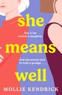 Text: "She is her mother's daughter. And she knows how to hold a grudge..." Illustration: Zwei Frauen Rücken an Rücken.