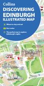 Collins Maps: Discovering Edinburgh Illustrated Map, KRT