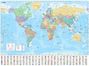Collins Maps: Collins World Wall Laminated Map, KRT