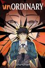 Text: "unORDINARY", "4", "uru-chan". Zerbrochene Glasscherben, junger Mann mit blutigen Händen und ernster Miene.