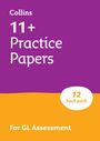 Collins 11: 11+ GL English, Maths, Verbal Reasoning and Non-Verbal Reasoning Practice Papers Pack (with 12 Practice Papers books), Buch