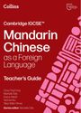 "Cambridge IGCSE™ Mandarin Chinese as a Foreign Language Teacher's Guide." Roter Hintergrund, rosa Muster.