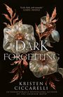 „A Dark Forgetting“ von Kristen Ciccarelli. Dekorative, metallische Blumen auf dunklem Hintergrund.