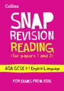 Collins Gcse: AQA GCSE 9-1 English Language Reading (Papers 1 & 2) Revision Guide, Buch