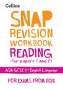 Collins Gcse: AQA GCSE 9-1 English Language Reading (Papers 1 & 2) Workbook, Buch