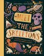 Titel: "Meet the Skeletons". Untertitel: "A global treasure trove of fossil and skeletal wonders". Illustration mit Fossilien.