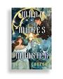 "What Makes a Monster" und "Emily Cooper". Eine Frau in Weiß und ein Mann mit Flügeln, umgeben von Sternen und blauen Wirbeln.