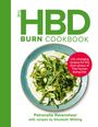 "The HBD Burn Cookbook" in grün. Darunter ein Teller mit dekorativem Salat und einem roten Kreis mit Text.