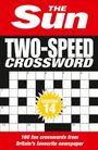 „Two-Speed Crossword“, „Collection 14“, 160 Kreuzworträtsel. Rotes und schwarzes Design mit Kreuzworträtselraster.