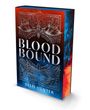 Covertext: “Blood Bound. Two Rivals. One Duel. You Fight or You Die. Ellis Hunter.” Silhouetten zweier geflügelter Wesen.