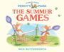 Text: "Stories from Percy's Park. The Summer Games. Nick Butterworth." Zwei Mäuse spielen Tennis mit Löffeln. 