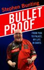 Stephen Bunting, Bulletproof. From pub to palace, my life in darts. Ein Spieler in einem rot-schwarzen Dart-Trikot.