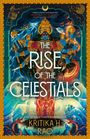 "The Rise of the Celestials", Kritika H. Rao, "The Sunday Times Bestseller". Indische Gottheit mit mehreren Armen, dekorativ.