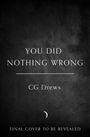 C. G. Drews: You Did Nothing Wrong, Buch