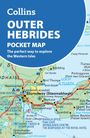 "Collins Outer Hebrides Pocket Map. The perfect way to explore the Western Isles." Kartenausschnitt mit Ortenamen.