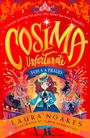 Text: "A famous painting has gone. Her father has been framed... COSIMA Unfortunate FOILS A FRAUD". Illustration: Mädchen im Zirkus.