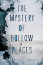 "The Mystery of Hollow Places" von Rebecca Podos. Winterlandschaft mit zwei kleinen Personen auf einem verschneiten Feld.