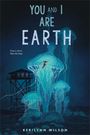 Texte: "You and I are Earth", "Time is short. Take the leap". Sicht: Große leuchtende Quallen, ein Turm, Person springt.