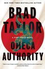 "New York Times Bestselling Author", "Brad Taylor", "Omega Authority", "A Pike Logan Novel". Illustration eines Tigers vor rotem Kreis.