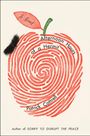 "Afternoon Hours of a Hermit, A Novel, Patrick Cottrell. Illustration eines roten Fingerabdrucks mit Blatt und Stiel."