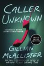 Gillian McAllister: Caller Unknown, Buch