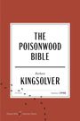 "The Poisonwood Bible", Barbara Kingsolver, Fiction, Published 1998. Roter Hintergrund mit schwarzen Ameisen.