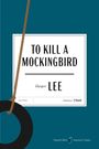 Text: "To Kill a Mockingbird, Harper Lee, Fiction, Published 1960." Illustration: Ein Reifen am Seil vor blauem Hintergrund.