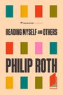 "Mariner Classics. Reading Myself and Others. Philip Roth." Bunte Buchrücken und geometrische Formen auf hellbeigem Hintergrund.