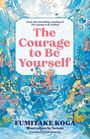 "The Courage to Be Yourself" in rosa Schrift. Illustration mit Unterwasserwelt, Korallen und einem Oktopus mit Buch.