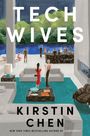 "TECH WIVES" und "KIRSTIN CHEN" stehen groß, vor einer stilisierten Illustration einer eleganten Party.