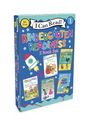 „I Can Read! Kindergarten Readiness 5 Book Set“ mit buntem Titel und Raketenillustration, zeigt fünf Buchcover.
