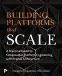Text: "Building Platforms that Scale. A Practical Guide to Composable Platform Engineering with Fractal Architecture." Design: Geometrische Muster.