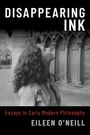 Eileen O'Neill: Disappearing Ink, Buch