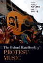 „The Oxford Handbook of Protest Music“, „EDITED BY NORIKO MANABE ERIC DROTT“. Gitarre mit Che Guevara-Porträt, Hände heben sie.