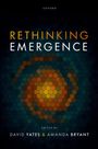 "Rethinking Emergence, editiert von David Yates & Amanda Bryant. Bienenwabenmuster in warmen, erdigen Farbtönen."