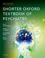 Titel: “Shorter Oxford Textbook of Psychiatry”, achte Auflage. Autoren: Paul Harrison, Philip Cowen, Kamaldeep Bhui, Mina Fazel. Im Hintergrund das bunte Schema eines Kopfes mit Netzwerkstrukturen.