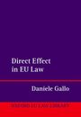 Daniele Gallo: Direct Effect in EU Law, Buch