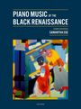 "Piano Music of the Black Renaissance", herausgegeben von Samantha Ege. Bunte Illustration eines Pianospielers.