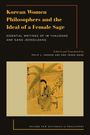 : Korean Women Philosophers and the Ideal of a Female Sage: Essential Writings of Im Yungjidang and Gang Jeongildang, Buch