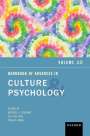 : Handbook of Advances in Culture and Psychology, Volume 10, Buch