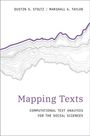 Dustin S. Stoltz: Mapping Texts, Buch