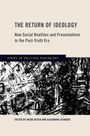 "The Return of Ideology: New Social Realities and Presentations in the Post-Truth Era" in klarer Schrift. Abstraktes, monochromes Gemälde darunter.