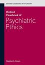 Titel: Oxford Casebook of Psychiatric Ethics. Autor: Stephen A. Green. Farbe: Dunkelrot mit schwarzem Streifen links.