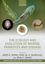 Erkennbare Fischabbildungen und Parasiten, mit Titel: "The Ecology and Evolution of Marine Parasites and Disease".
